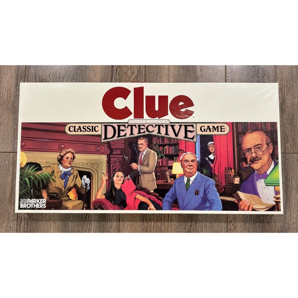 Vintage Clue COMPLETE Parker Brothers 1986 Classic Detective Board Game